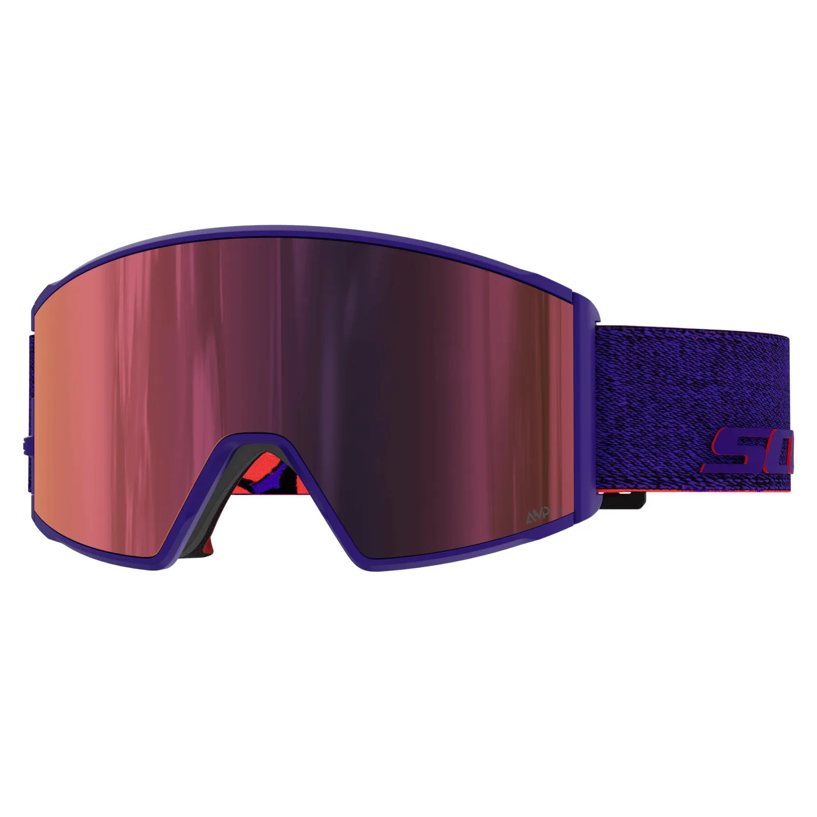 Scott React Skibrille Purple AMP S3 inkl. Wechselscheibe