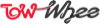 Logo: "Tow" in rot und "Whee" in grau, verbunden durch eine dünne, graue Linie.
