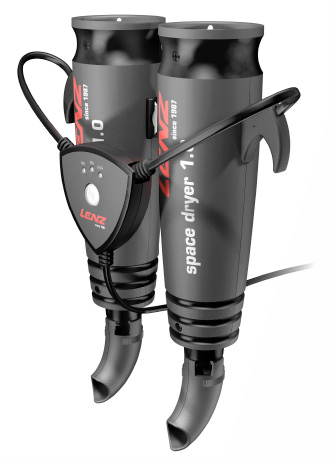 Schuhtrockner Space Dryer 1.0 Schuhtrockner Space Dryer 1.0, graue Ausführung mit zwei Trocknungsarmen und Bedienelement.