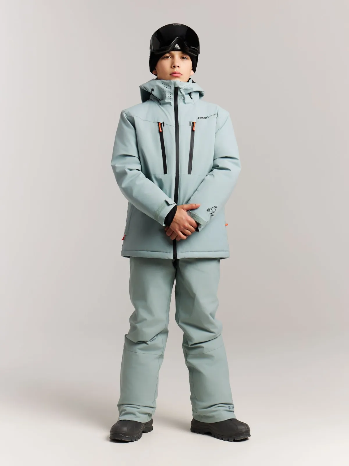 Protest PRTWixan JR Kinder Skijacke Moonstonegrey