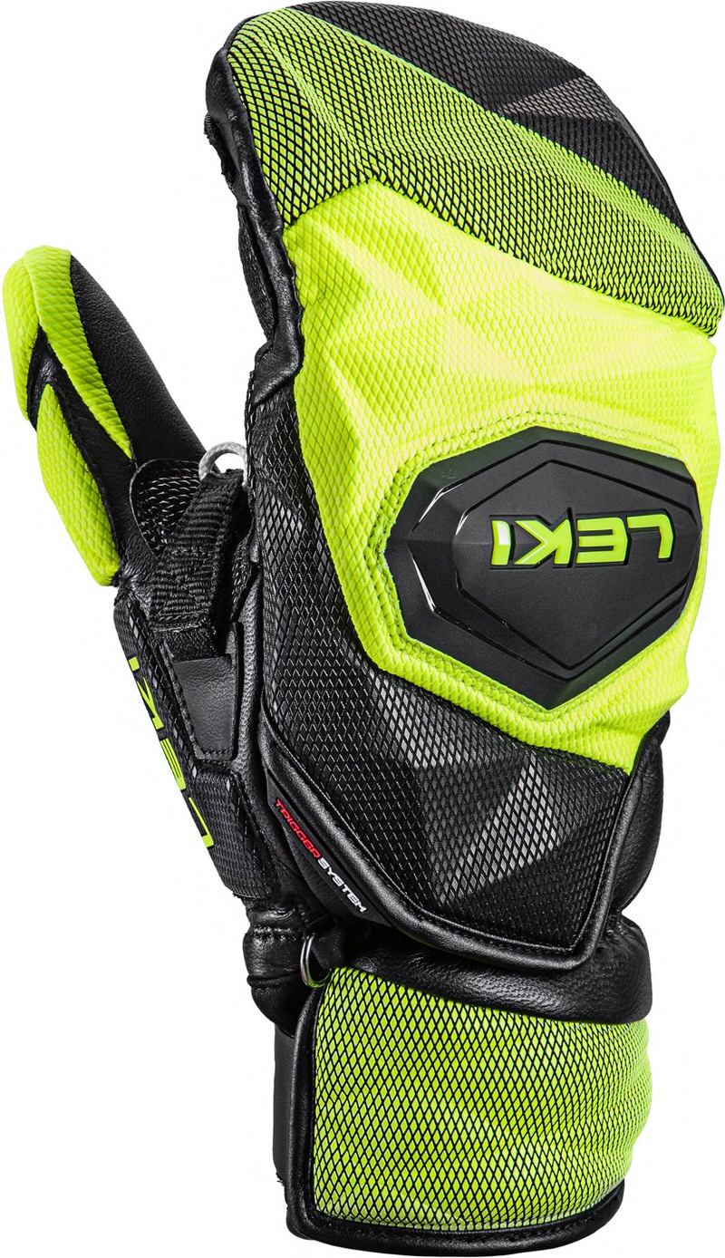 Leki Venom SL 3D Mitt Black/Ice-Lemon