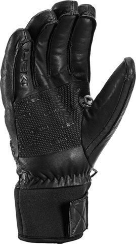 Leki Copper 3D Pro Handschuh Schwarzer Leki Copper 3D Pro Handschuh, Handflächenseite mit Silikonbeschichtung und Neopren-Manschette.