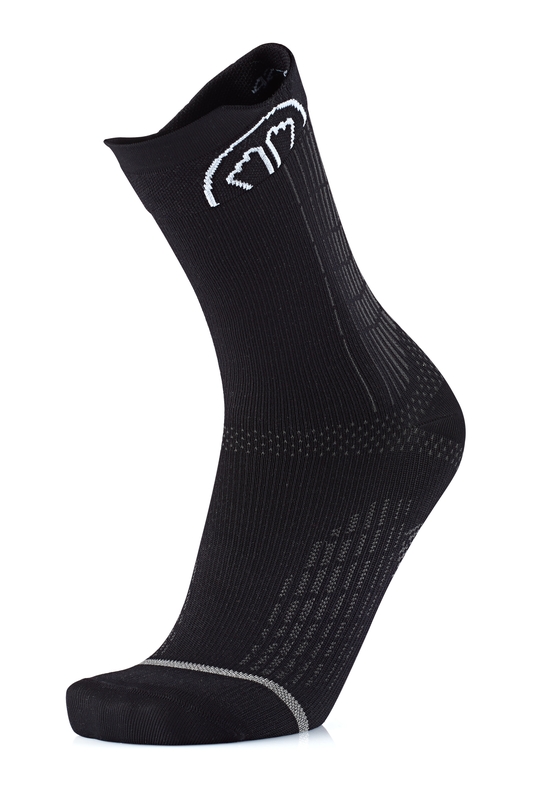 Sidas Run Anatomic Crew Socken Black