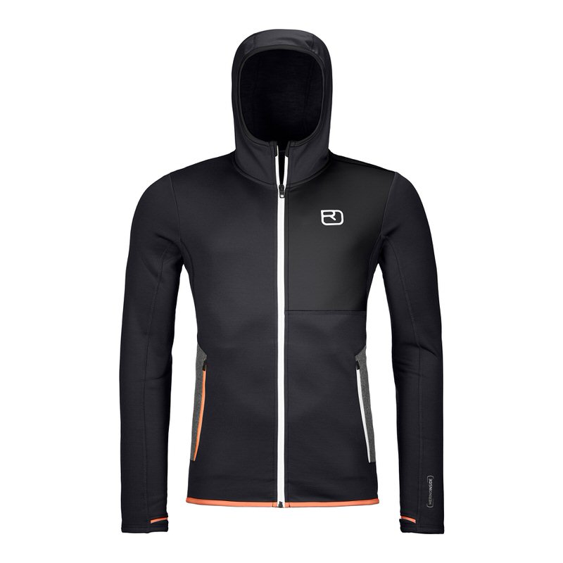 Ortovox Fleece Hoody M Black Raven