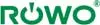 Grünes Logo der Marke ROWO mit einem stilisierten Punkt über dem "i" und einem kleinen "R" im Kreis neben dem "O".