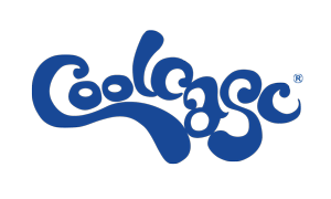 Blauer, geschwungener Schriftzug "Coolcase" mit einem ®-Symbol rechts oben auf weißem Hintergrund.