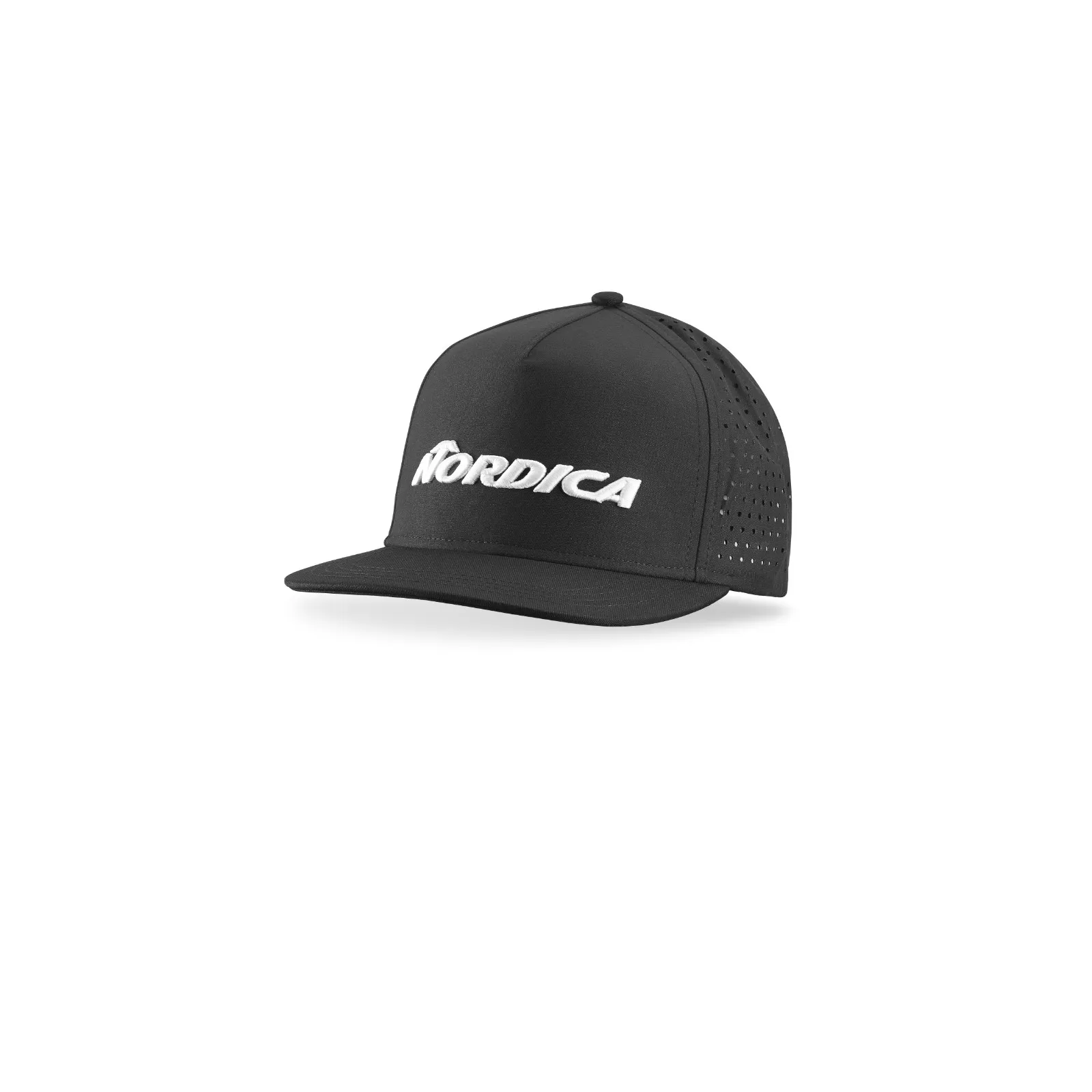 Nordica Essential Flatbrim Black White Seitenansicht