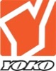 Quadratisches Logo in Orange mit weißem "Y" Symbol und dem Schriftzug "YOKO" darunter.
