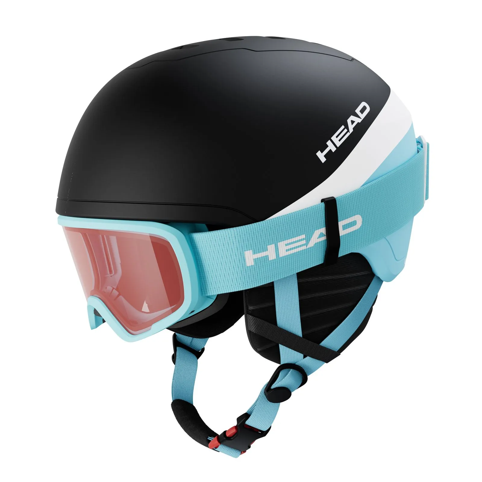 Head Yuki Set Team Kinder Skihelm mit Skibrille Ansicht 1