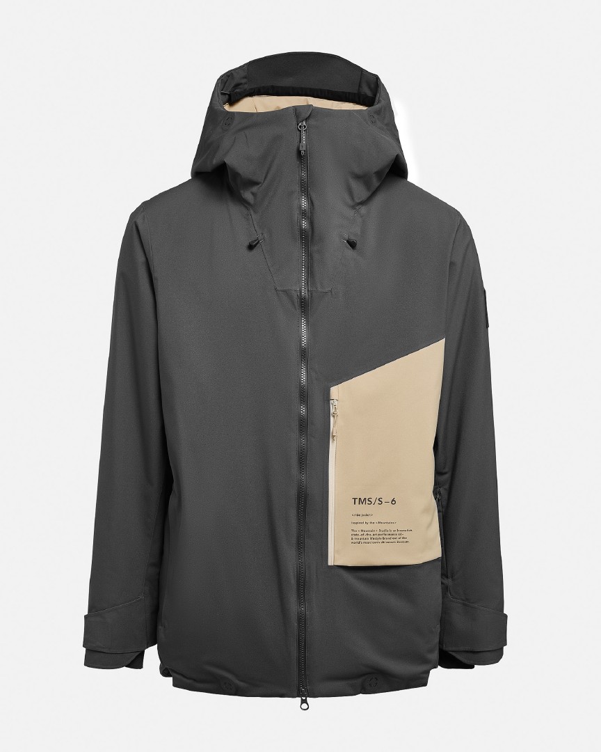 S-6 Ride Insulated Jacket Asphalt Seneca Rock