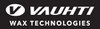 Schwarzer Hintergrund mit weißem "Vauhti" Logo und dem Text "Wax Technologies" darunter.