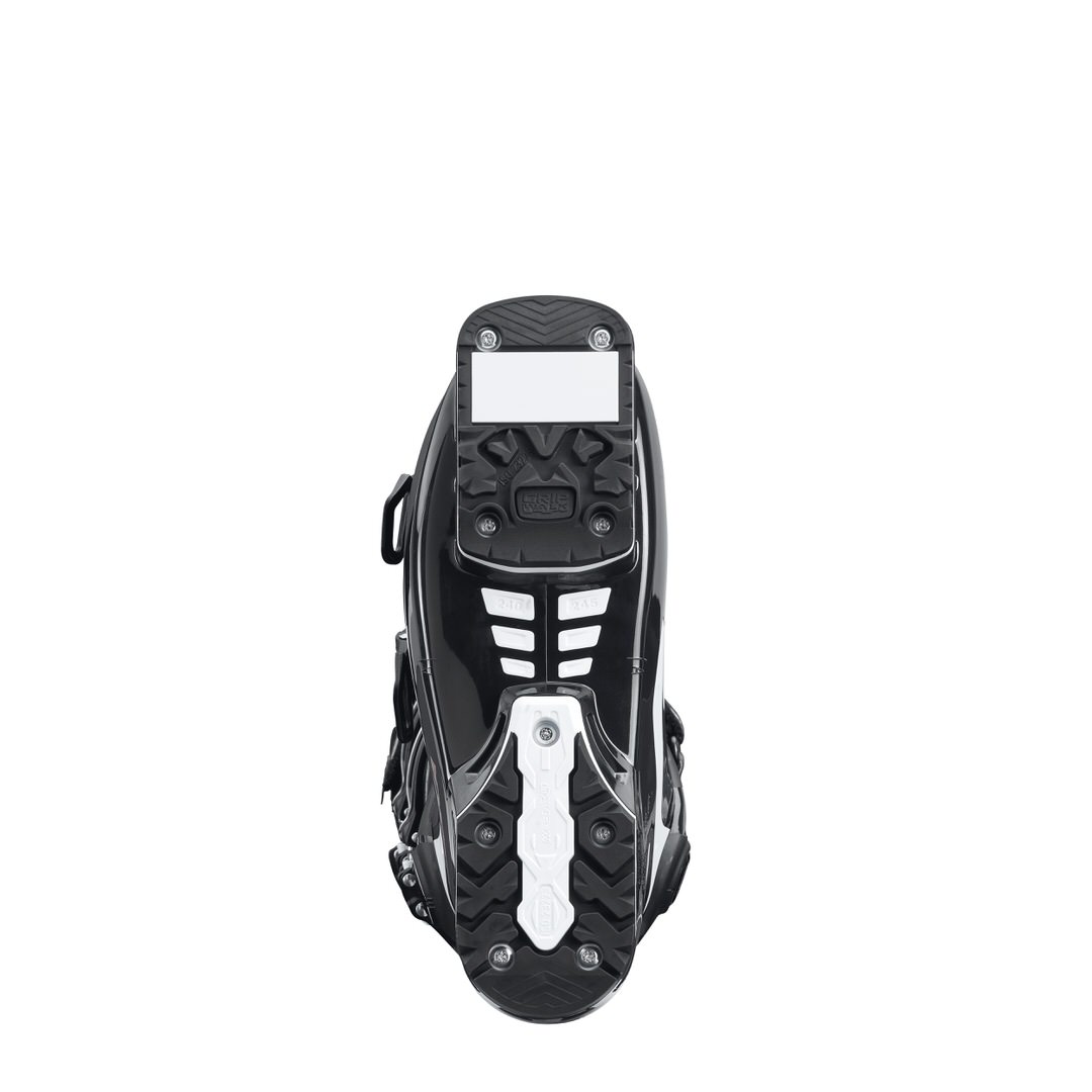 Draufsicht auf die Sohle des Nordica Speedmachine 85 W GW Skischuhs. Gripwalk-Sohle ist schwarz-weiß.