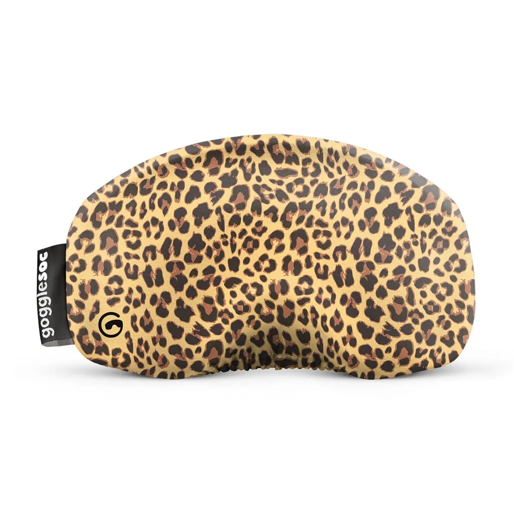 Brillen-Schutzhülle, Leopard Design, mit Logo-Etikett.