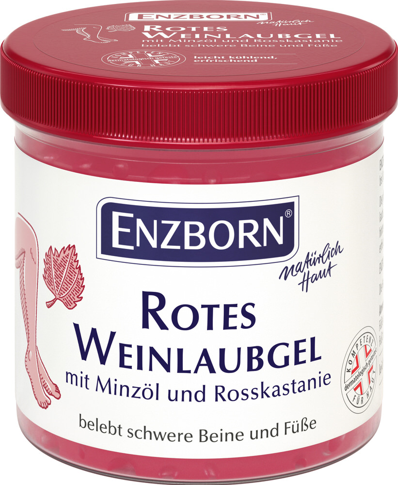 Enzborn rotes Weinlaubgel 200 ml