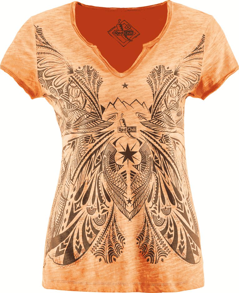 Red Chili BLOOM mandarin T-Shirt 