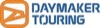 Logo mit orangenem Symbol und blauem Text "DAYMAKER TOURING". Das Symbol zeigt ein stilisiertes "Z" in einem abgerundeten Quadrat.
