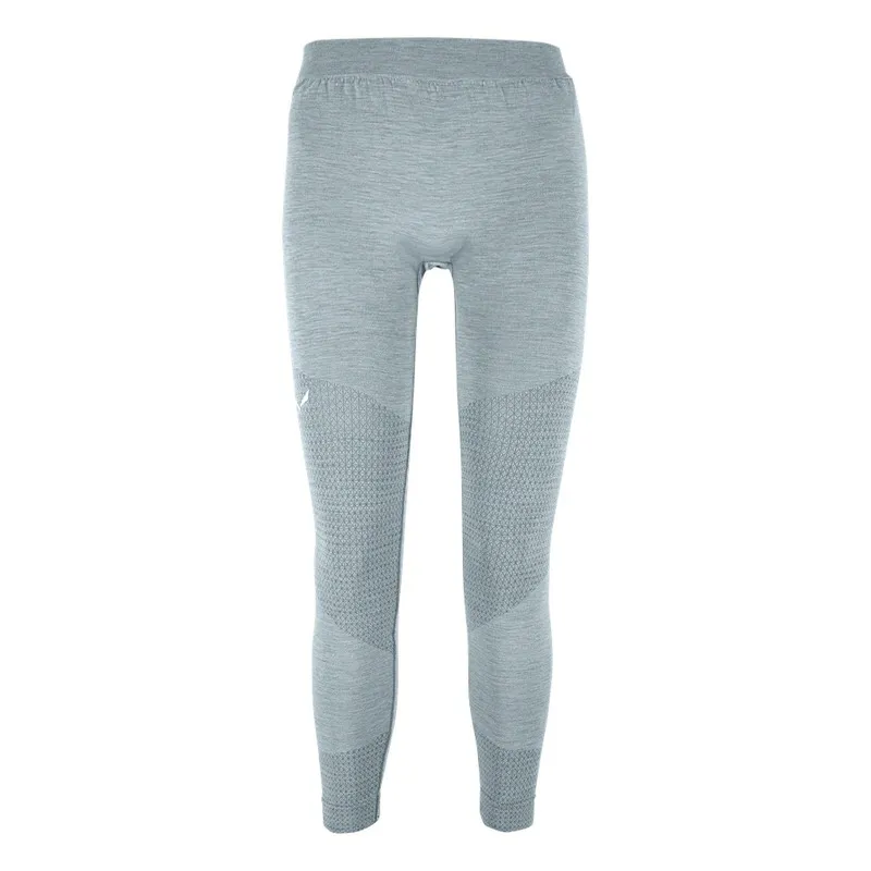 Graue Zebru Medium Tight für Herren, mit atmungsaktiven Zonen und kleinem Logo.