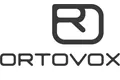Dunkelgraues, stilisiertes "R" in einem abgerundeten Quadrat über dem dunkelgrauen Schriftzug "ORTOVOX".