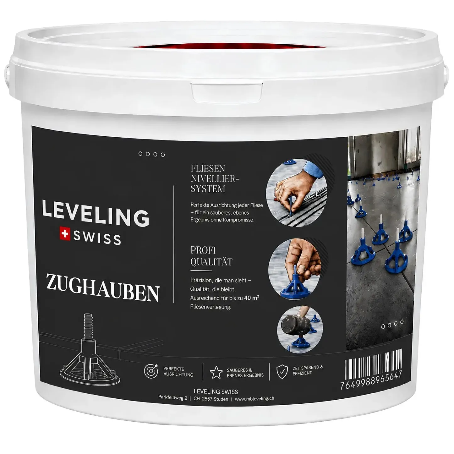 Leveling Swiss Zughauben 100 stk.