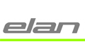 Graues "elan" Logo über einem horizontalen, hellgrünen Strich auf weißem Hintergrund.