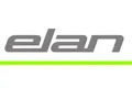 Graues "elan" Logo über einem horizontalen, hellgrünen Strich auf weißem Hintergrund.