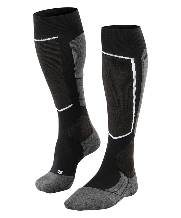 Falke SK2 Wool Herren Skiing Kniestrümpfe Black-Mix