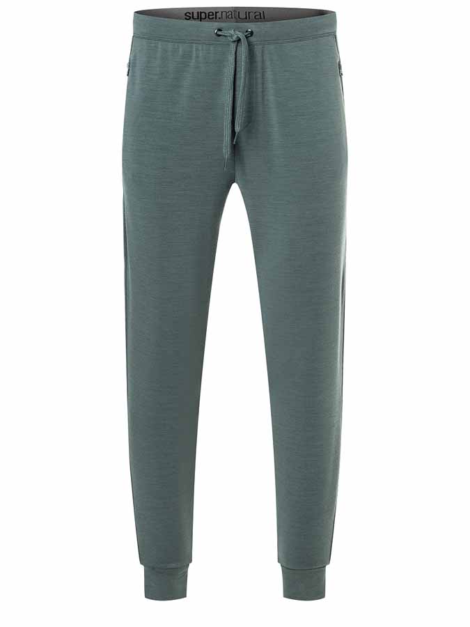 Graue Urban Chic Hose Graue Super.Natural City Cuffed Urban Chic Hose, Frontansicht, mit Kordelzug und seitlichem Reißverschluss.