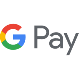 Logo von Google Pay: Ein mehrfarbiges "G" gefolgt von dem grauen Schriftzug "Pay".
