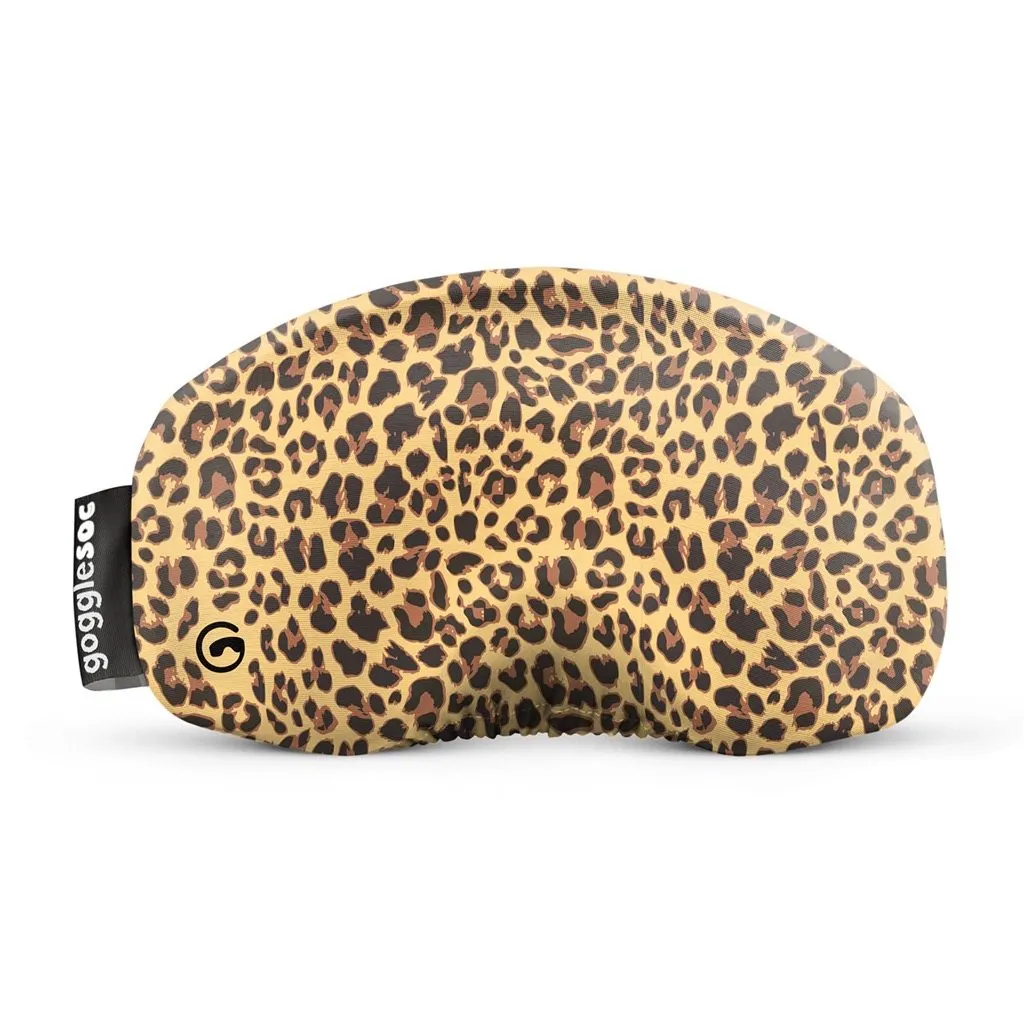 Brillen-Schutzhülle, Leopard Design, mit Logo-Etikett.