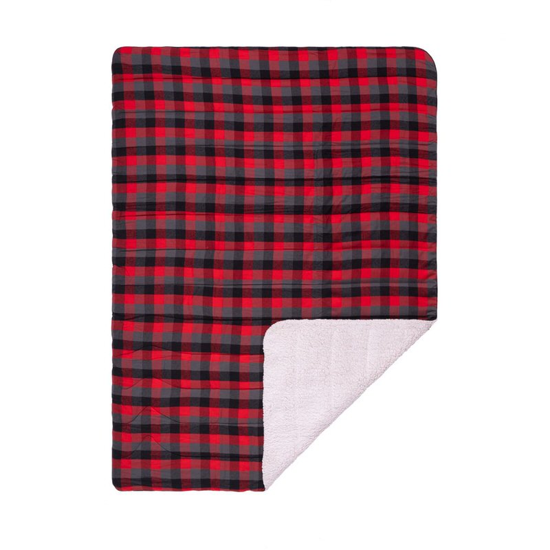 Rumpl Flannel Sherpa Blanket Buffalo Plaid Throw | ski-shop.ch | Schweiz