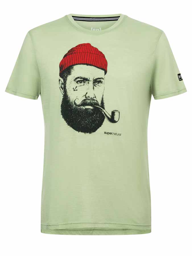 Super.Natural Men Sailor TEE Green | Onlineshop ski-shop.ch