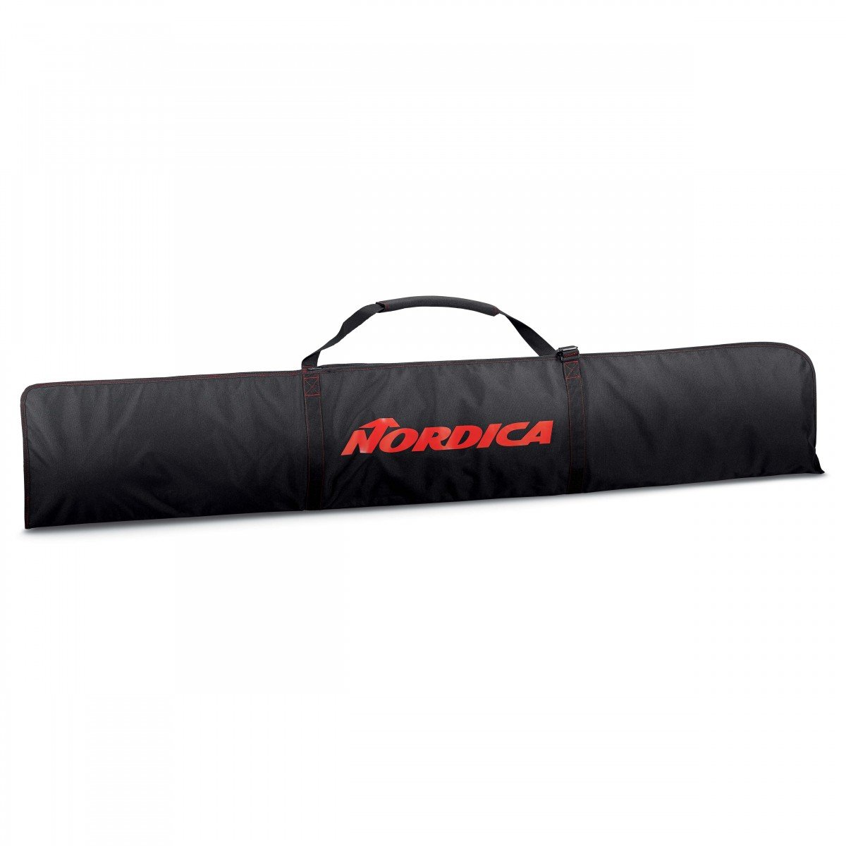 Schwarze Nordica Skibag Light mit Tragegriff und rotem Nordica Logo.