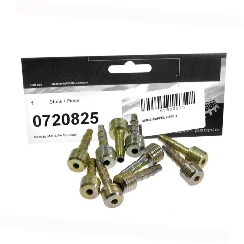 Magura Stützhülsen Set Verpackung Magura Stützhülsen MT mit zehn Messinghülsen für Fahrradbremsen.