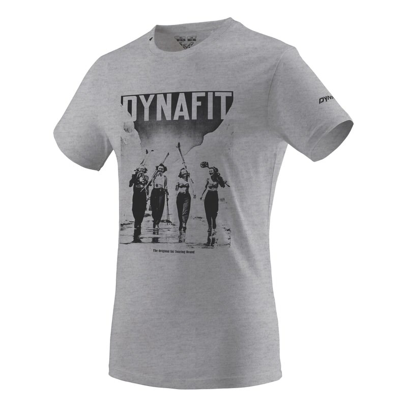 Dynafit Nimbus Melange Girls | T-Shirt mit Stylischem Druck