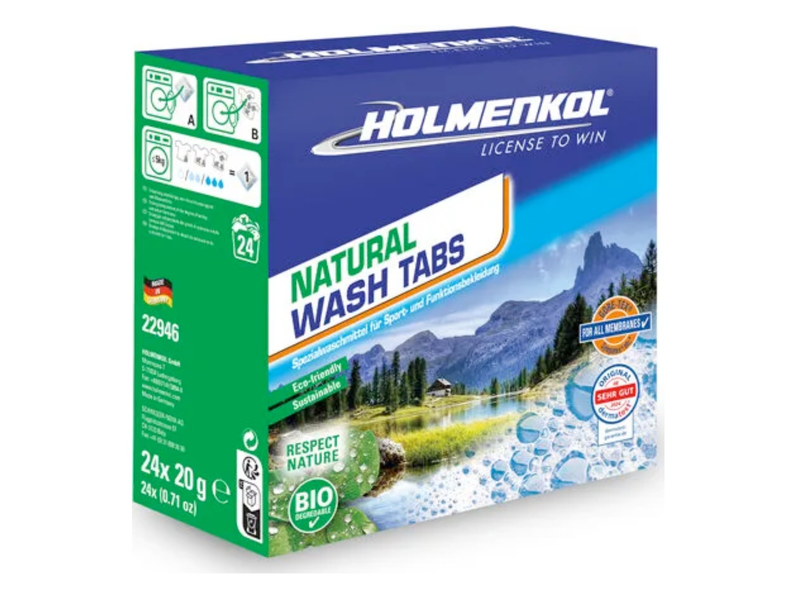 Holmenkol Textile Wash Natural Tabs