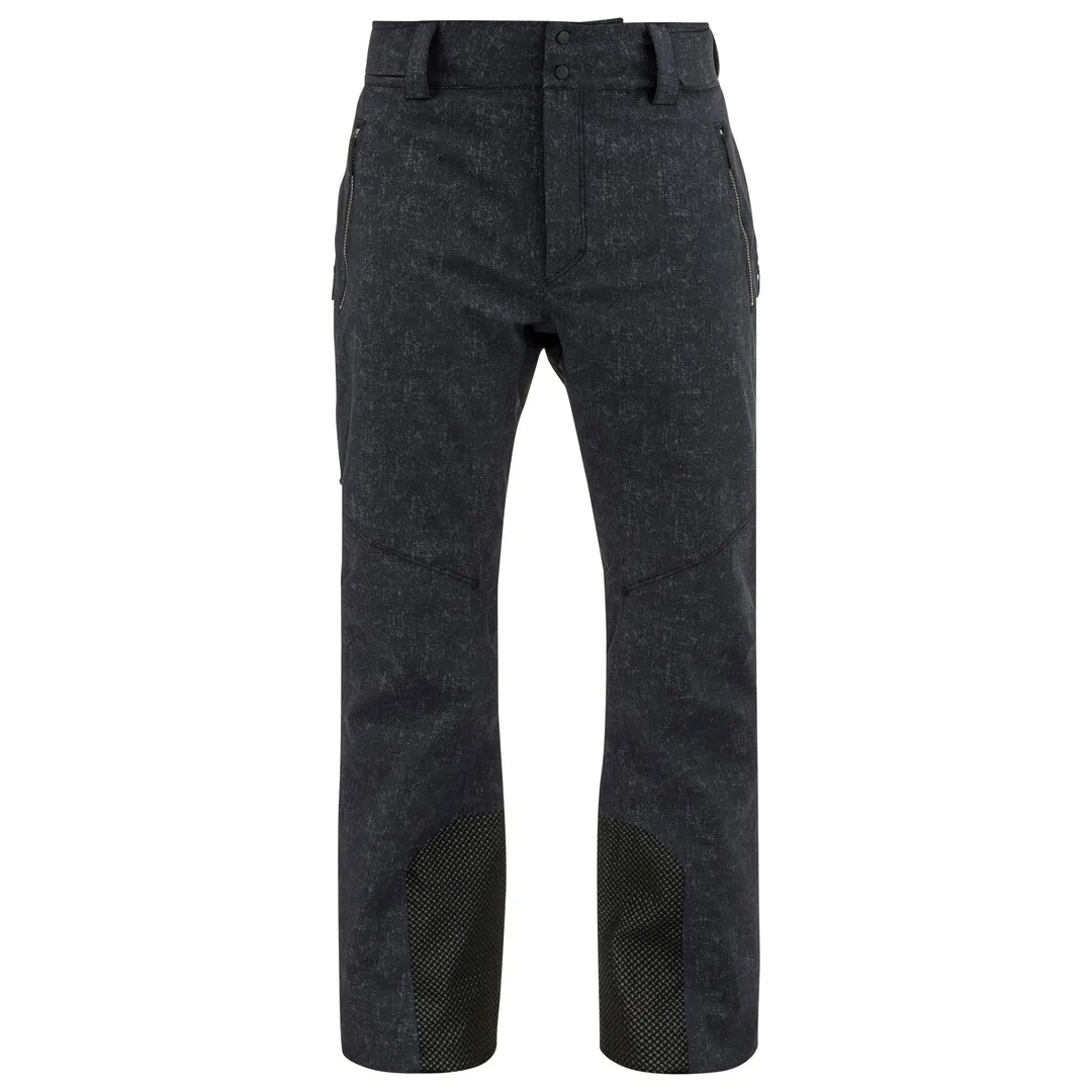 Dunkelgraue Herren Hose mit Reißverschlüssen und verstärktem Beinabschluss. Die Head Rebels Pants Men XYBK im Detail.