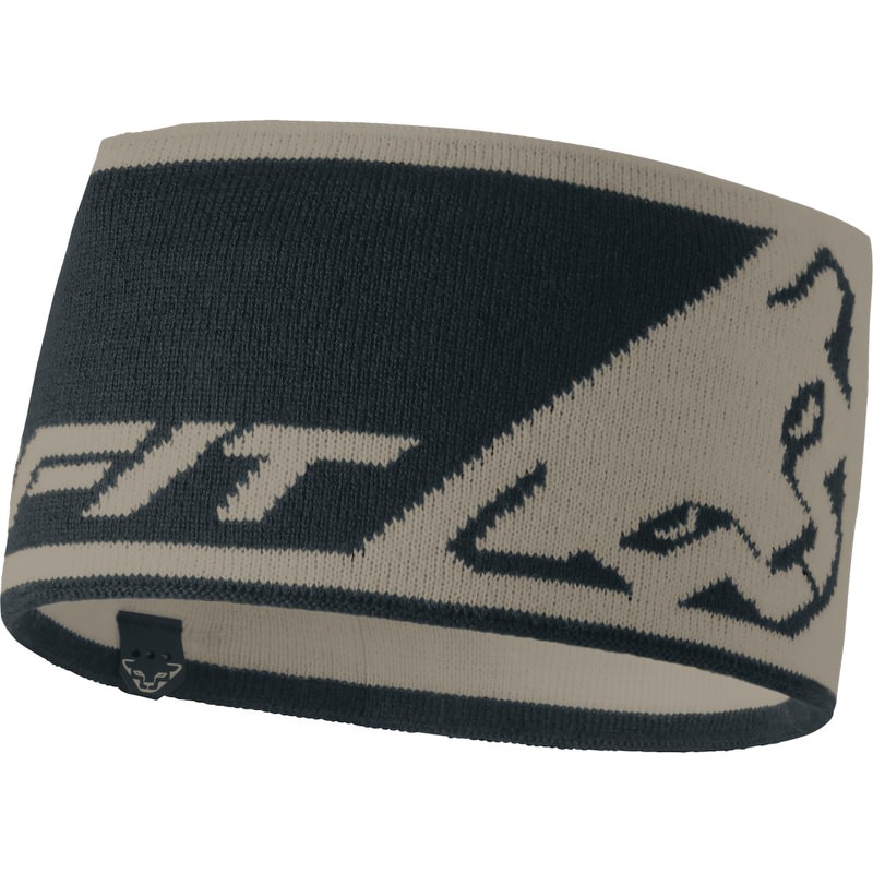 Dynafit Leopard Logo Headband Rock Khaki