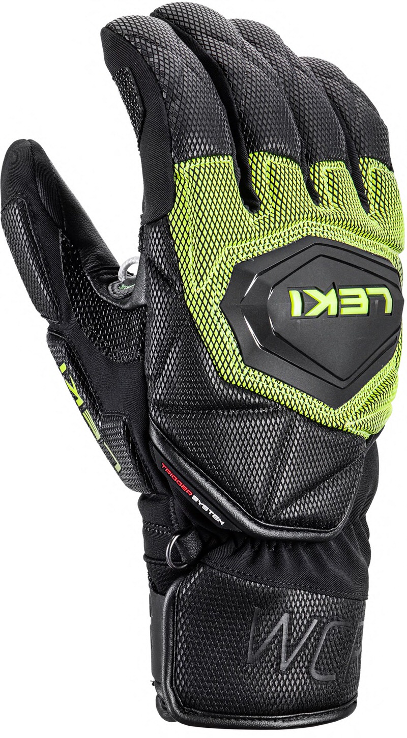 Leki WCR Coach 3D Mitt Black/Ice-Lemon
