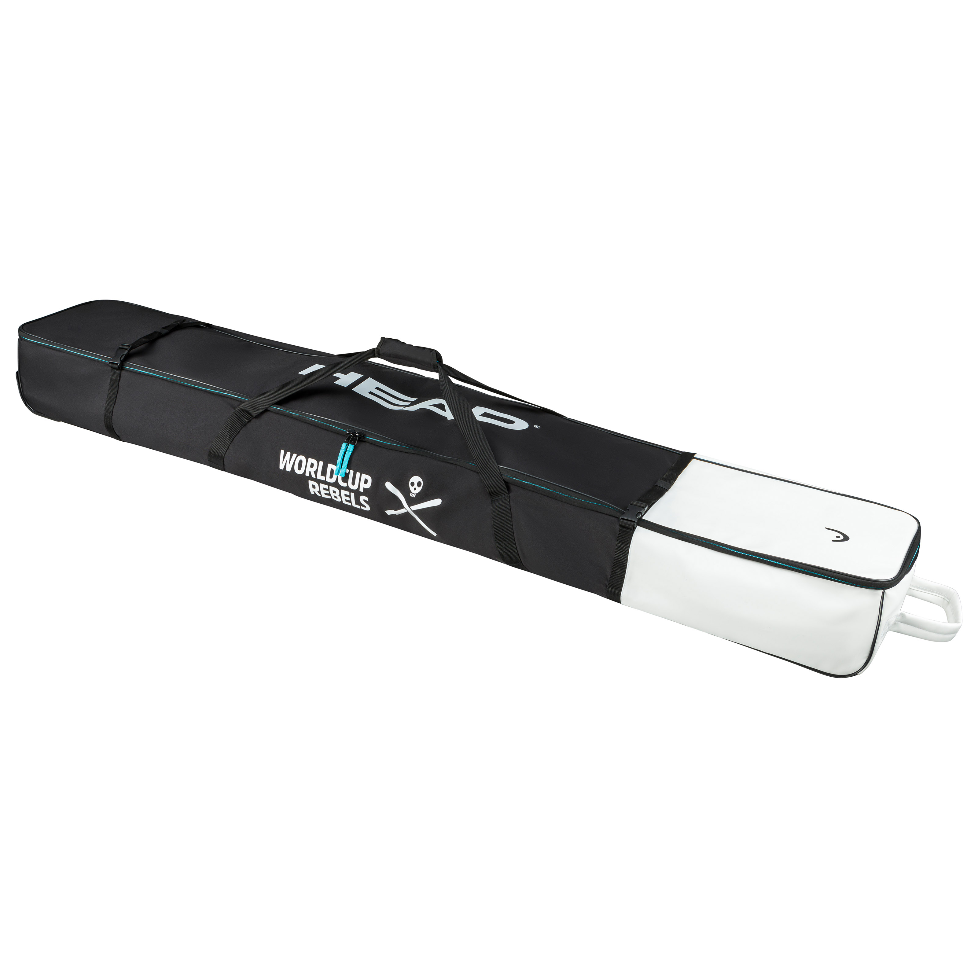 Head Rebels Skibag Head Rebels Double Skibag, schwarz-weiss, mit Tragegriffen und Reissverschluss.