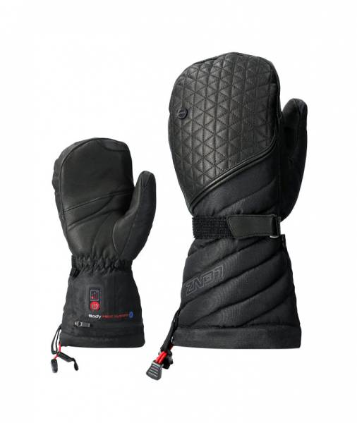 Lenz Heat Glove 6.0 Fingercap Mitten Women Black | Heizhandschuhe | ski-shop.ch