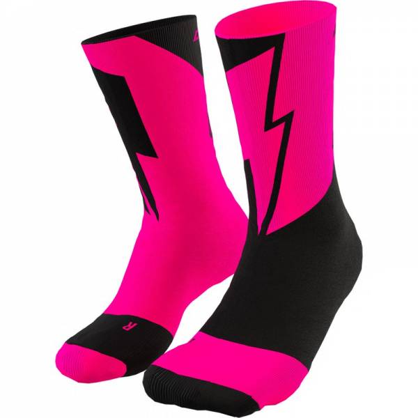 Dynafit No Pain No Gain Socken Unisex Pink Glo/Black Out | Onlineshop ski-shop.ch