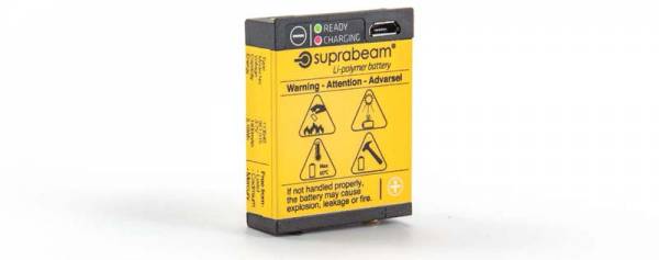 Suprabeam Lithium Polymer 1400 mAh USB batterie für S-Serie | ski-shop.ch