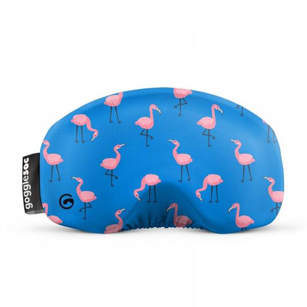 Gogglesoc Flamingo Soc | Skibrillen Schutz und Putztuch mit Style