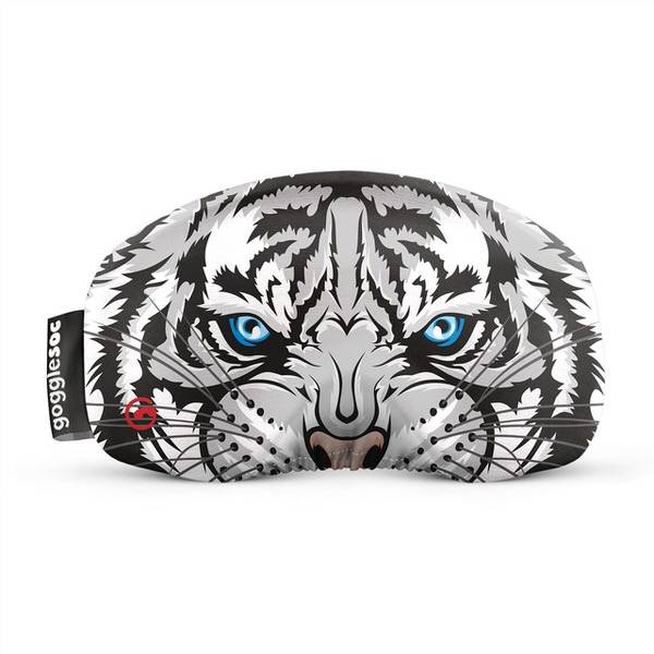 Gogglesoc Siberian Tiger Soc | Skibrillen Schutz und Putztuch mit Style
