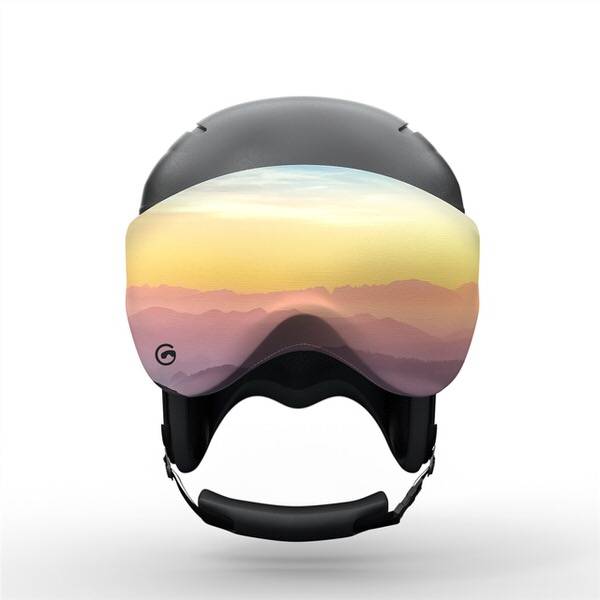 Gogglesoc Mistyc Visorsoc | Skibrillen Schutz und Putztuch mit Style