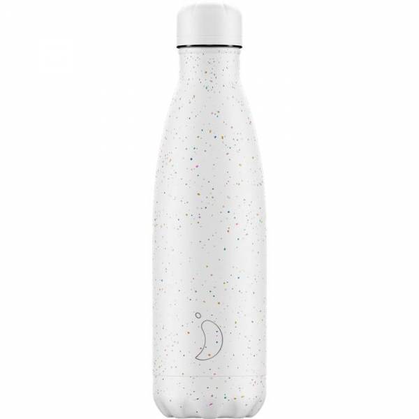 Chillys Trinkflasche Speckle Edition White 500ml